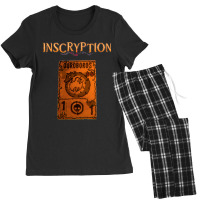 Inscryption Psychological Horror Ouroboros Card Game Halloween Scary S Women's Pajamas Set | Artistshot