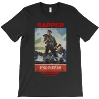 Sapper Army Combat Engineer Corps Veterans And Military T-shirt | Artistshot