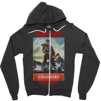 Sapper Army Combat Engineer Corps Veterans And Military Zipper Hoodie | Artistshot