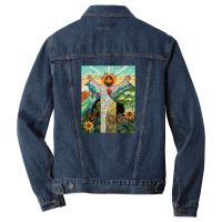 All Creation Sings His Praise Men Denim Jacket | Artistshot