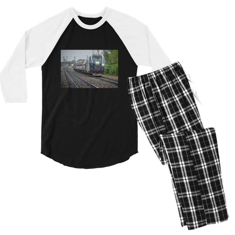 Departs Centralia, Illinoi Men's 3/4 Sleeve Pajama Set | Artistshot