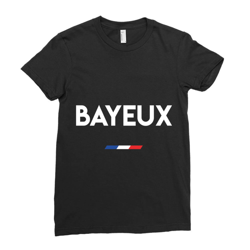 Bayeux France Ladies Fitted T-Shirt by cm-arts | Artistshot