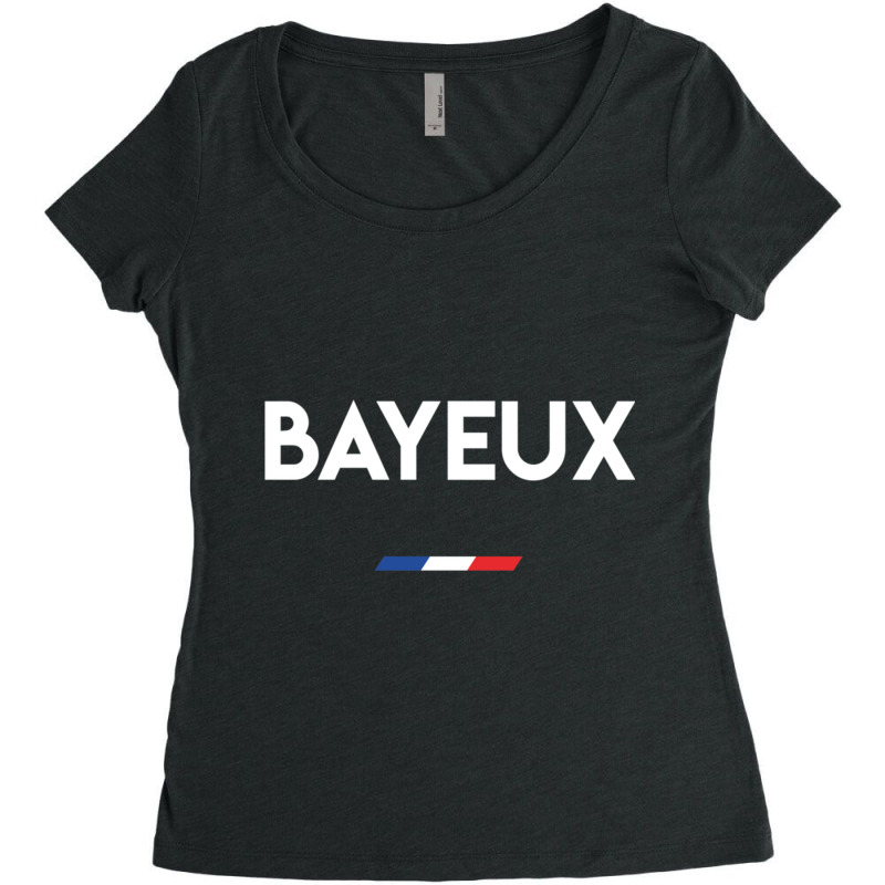 Bayeux France Women's Triblend Scoop T-shirt by cm-arts | Artistshot