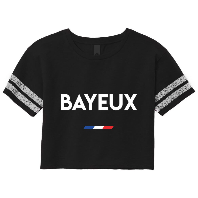 Bayeux France Scorecard Crop Tee by cm-arts | Artistshot