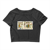 Bayeux Tapestry - Halley_s Comet Crop Top | Artistshot