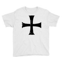 Distressed Crusader Knights Templar Youth Tee | Artistshot