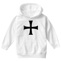 Distressed Crusader Knights Templar Youth Hoodie | Artistshot