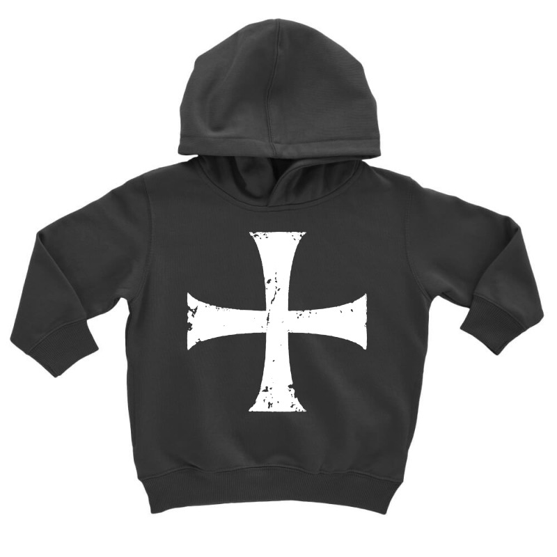 Distressed Crusader Knights Templar Toddler Hoodie | Artistshot