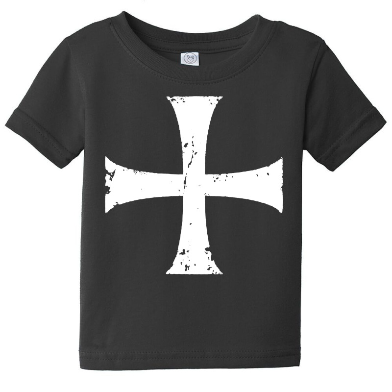 Distressed Crusader Knights Templar Baby Tee | Artistshot