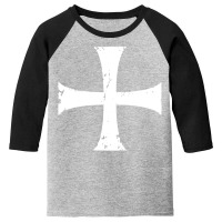 Distressed Crusader Knights Templar Youth 3/4 Sleeve | Artistshot