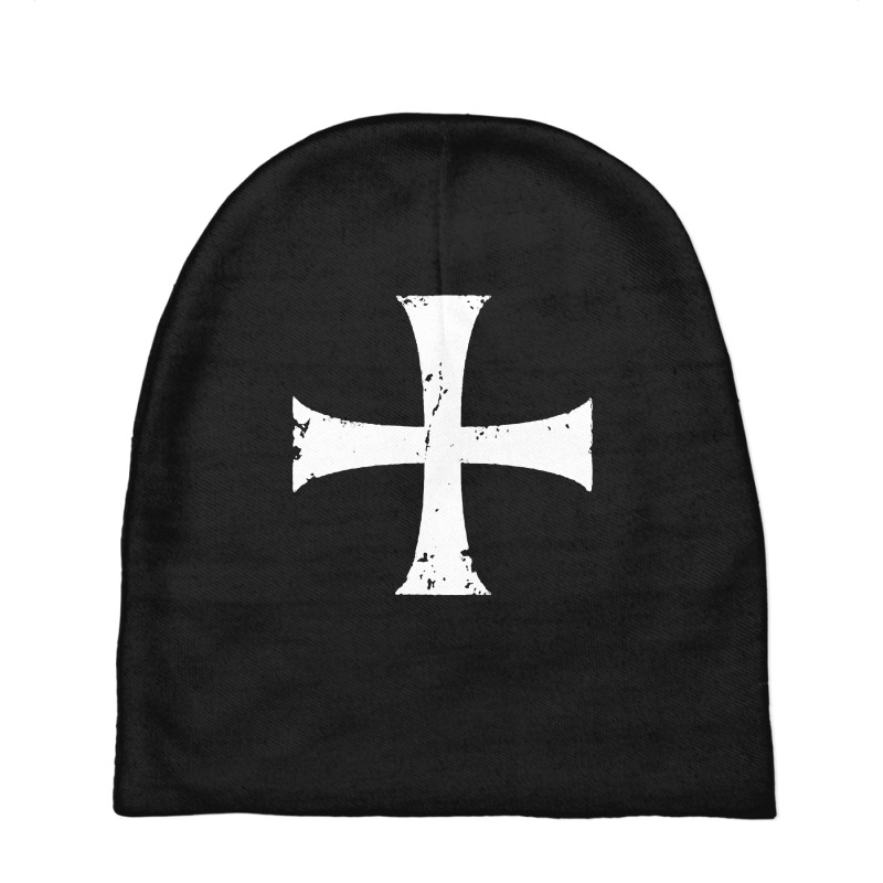 Distressed Crusader Knights Templar Baby Beanies | Artistshot