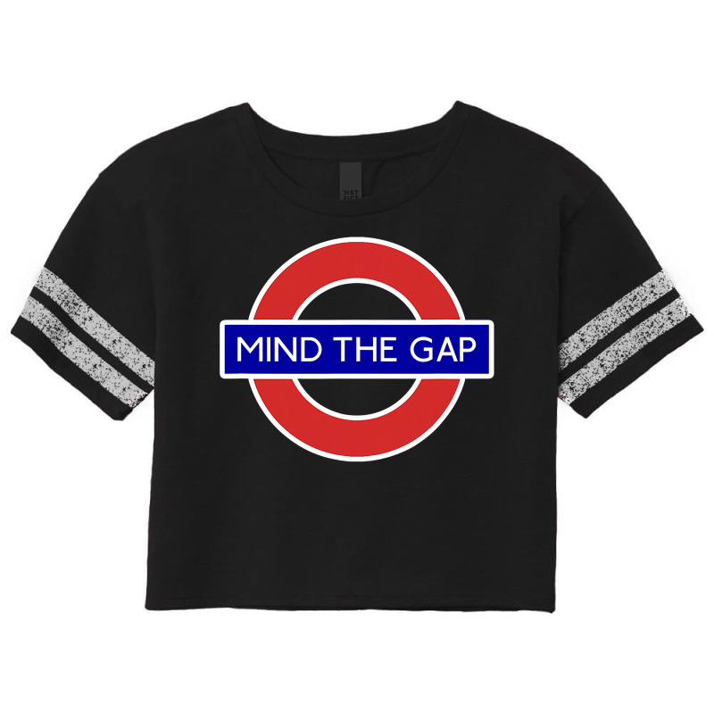 London Souvenir Mind The Gap Underground Tube Scorecard Crop Tee by cm-arts | Artistshot