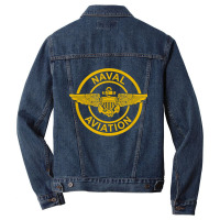 Naval Aviation Wings Patch Men Denim Jacket | Artistshot