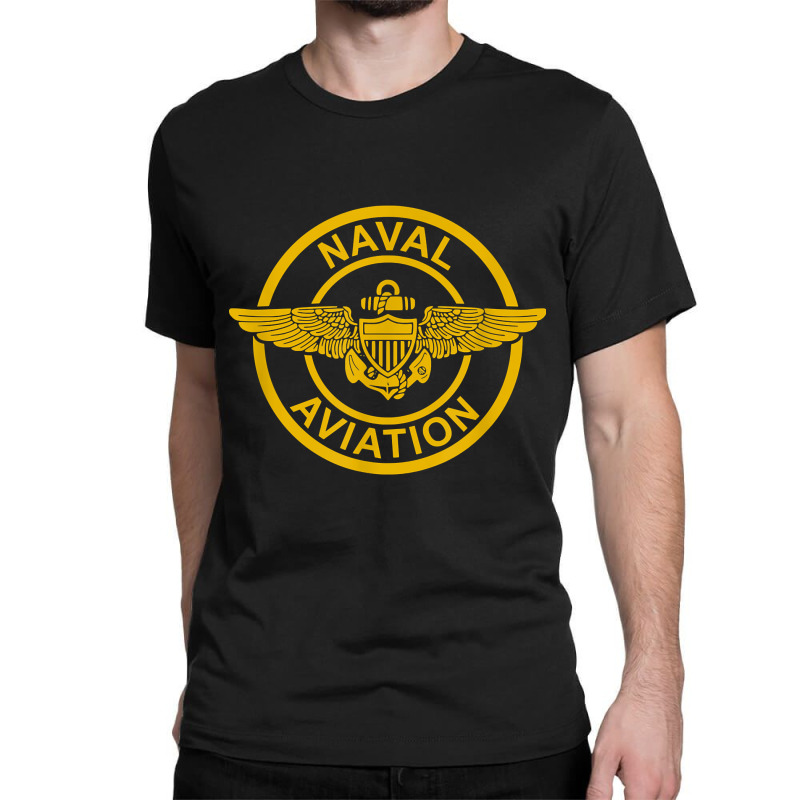 Naval Aviation Wings Patch Classic T-shirt by MarjorieWillie | Artistshot