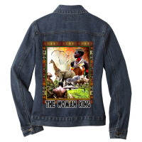 The Woman King Ladies Denim Jacket | Artistshot