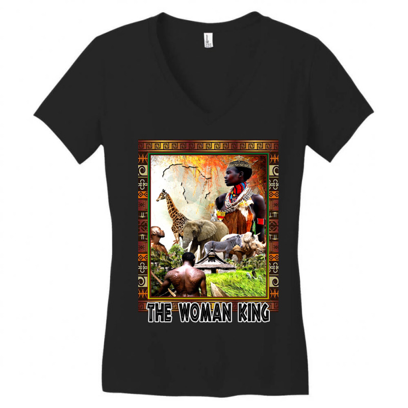 The Woman King Women's V-Neck T-Shirt by Ha Thu | Artistshot