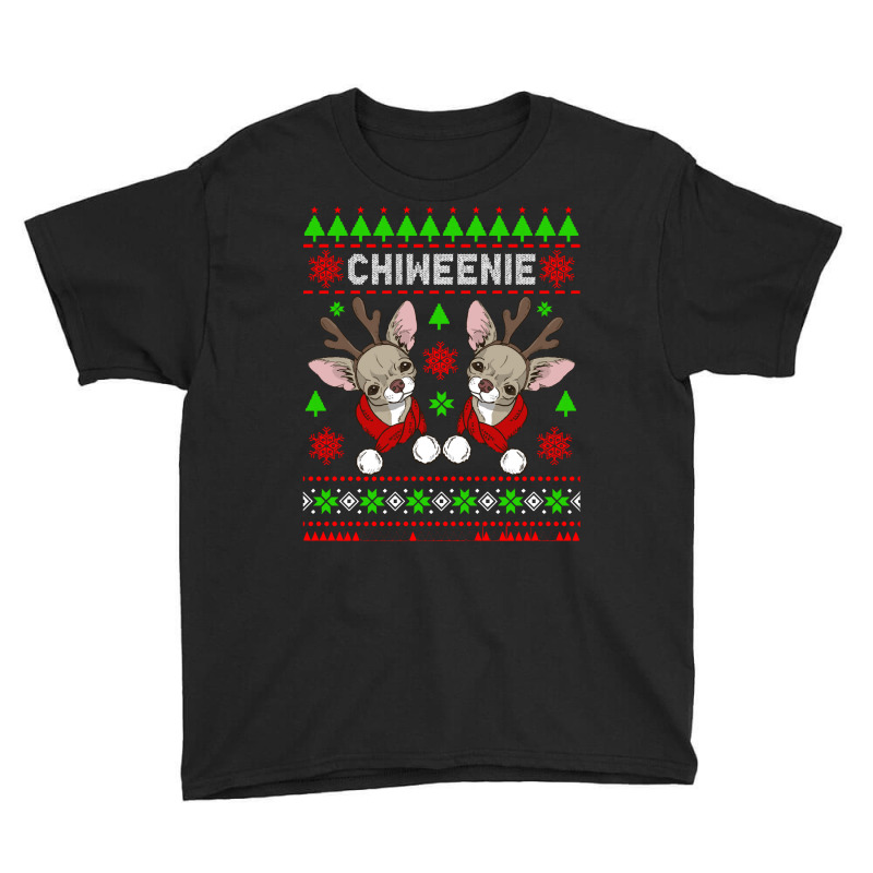 Funny Chihuahua Dog Xmas Gift T  Shirt Cute Chihuahua Dog Love Xmas Ch Youth Tee by cm-arts | Artistshot