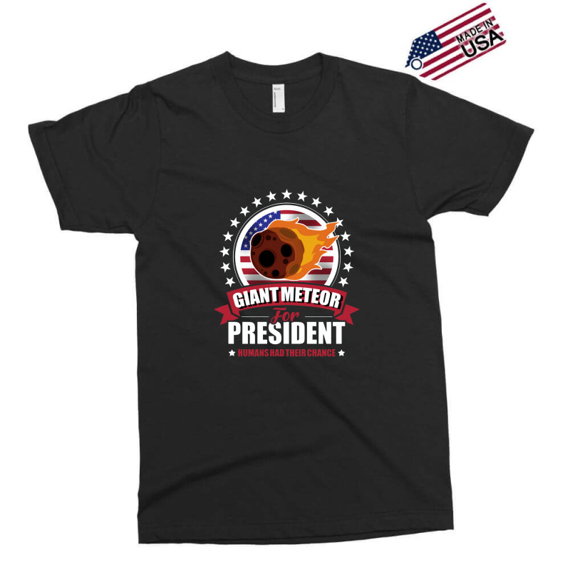 Giant Meteor For President 2020,2020 Election Exclusive T-shirt by creepysatan | Artistshot