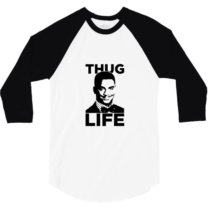 Carlton Banks Thug Life Fresh Prince,carlton Banks 3/4 Sleeve Shirt by creepysatan | Artistshot