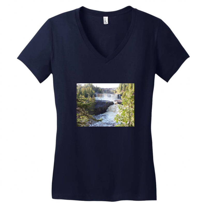 Gooseberry Falls Women's V-Neck T-Shirt by cm-arts | Artistshot