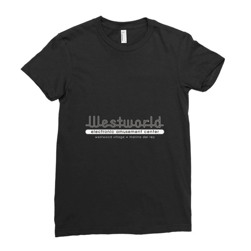 Westworld Arcade   Gaming Ladies Fitted T-Shirt by cm-arts | Artistshot