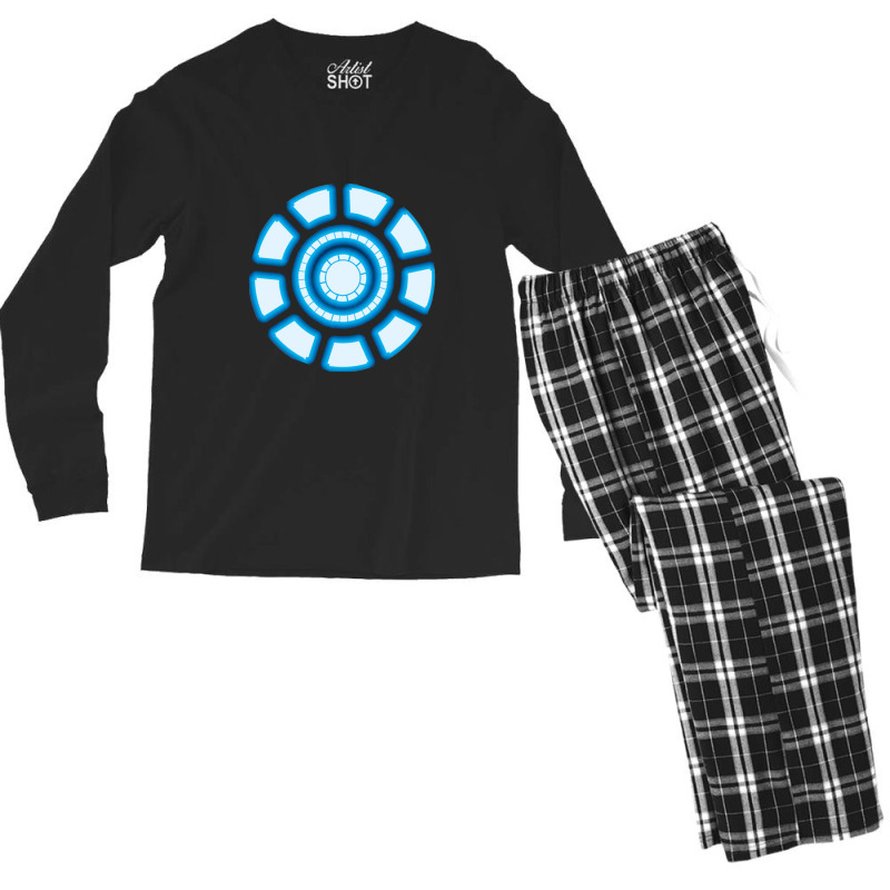 Iron Man Heart Arc Reactor,iron Man Men's Long Sleeve Pajama Set by creepysatan | Artistshot