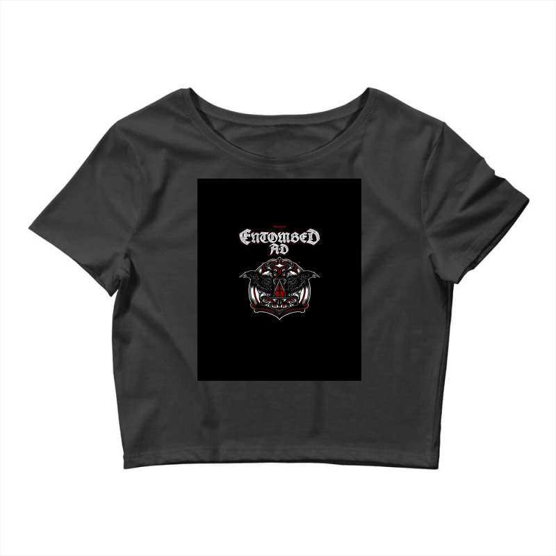 Entombed Ad Graphic Crop Top | Artistshot