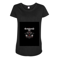 Entombed Ad Graphic Maternity Scoop Neck T-shirt | Artistshot