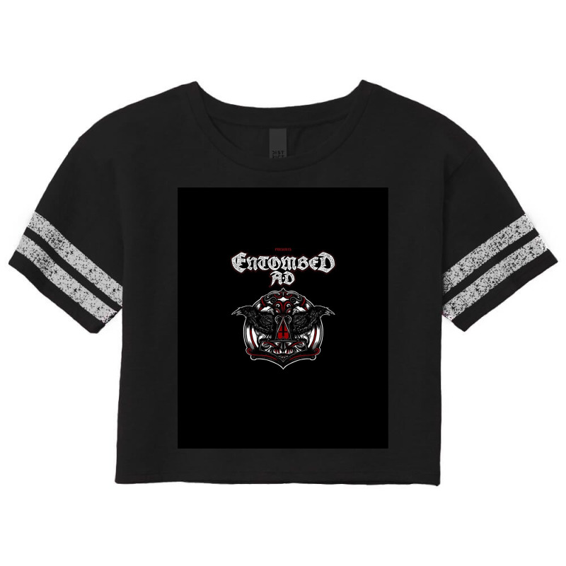 Entombed Ad Graphic Scorecard Crop Tee | Artistshot