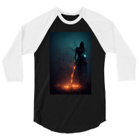 Runic Witch Gift For Art Lover 3/4 Sleeve Shirt | Artistshot