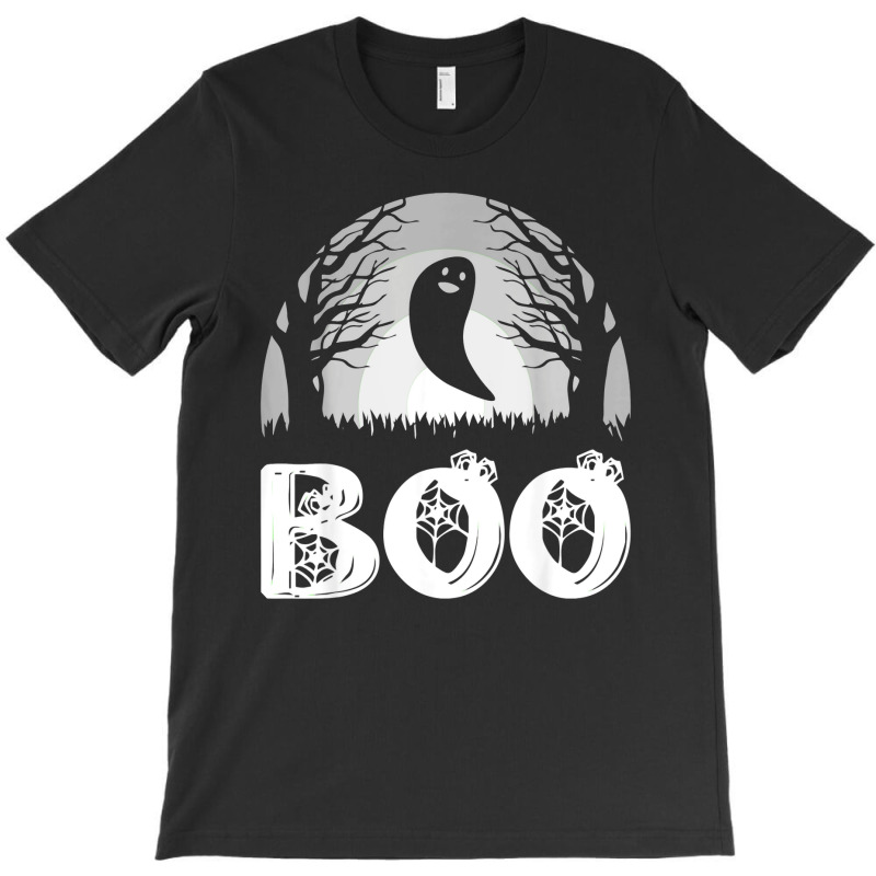 Boo With Spiders And Ghost Halloween T-Shirt by Newshirt | Artistshot