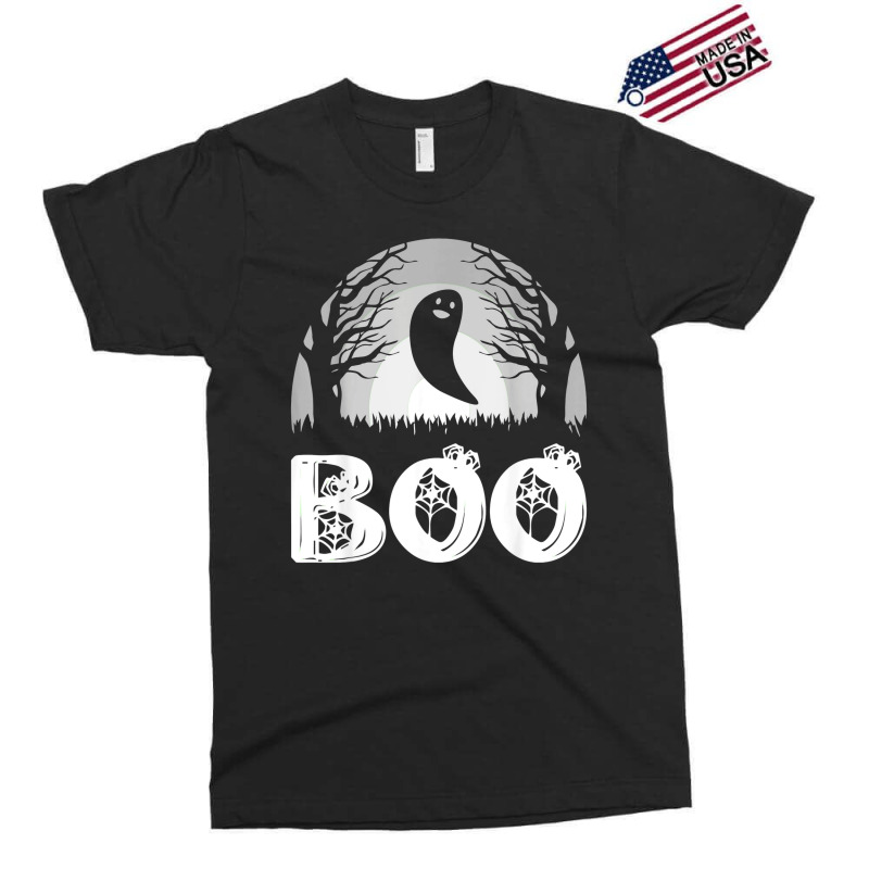 Boo With Spiders And Ghost Halloween Exclusive T-shirt by Newshirt | Artistshot