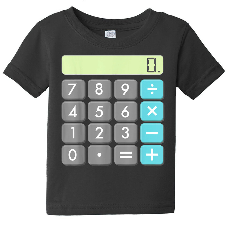 Calculator Halloween Costume Shirt Math Geek Scary Cool Gift Baby Tee by Newart | Artistshot