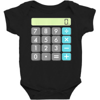 Calculator Halloween Costume Shirt Math Geek Scary Cool Gift Baby Bodysuit | Artistshot