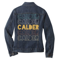 Calder Calder Calder Calder Calder Ladies Denim Jacket | Artistshot