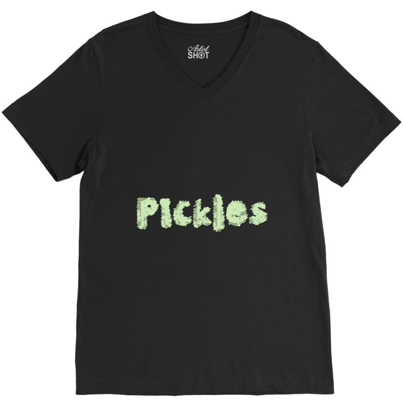 Pickles V-Neck Tee by bittersweet_bear | Artistshot