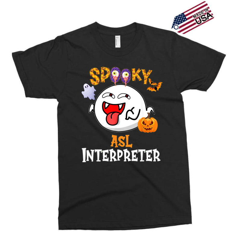 Boo Halloween Costume Spooky Asl Interpreter Exclusive T-shirt | Artistshot