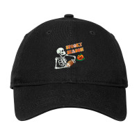 American Football Skeleton Halloween Spooky Season 2022 Adjustable Cap | Artistshot