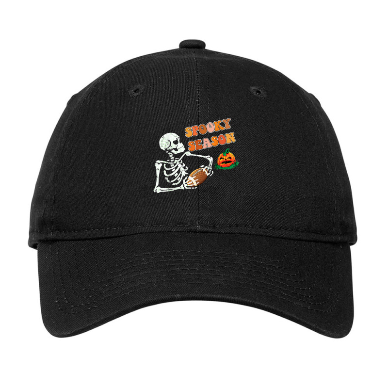 American Football Skeleton Halloween Spooky Season 2022 Adjustable Cap by Bestshirt | Artistshot