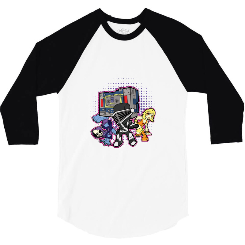 Old Skool Cartoon B Boys G I Joe 3/4 Sleeve Shirt | Artistshot