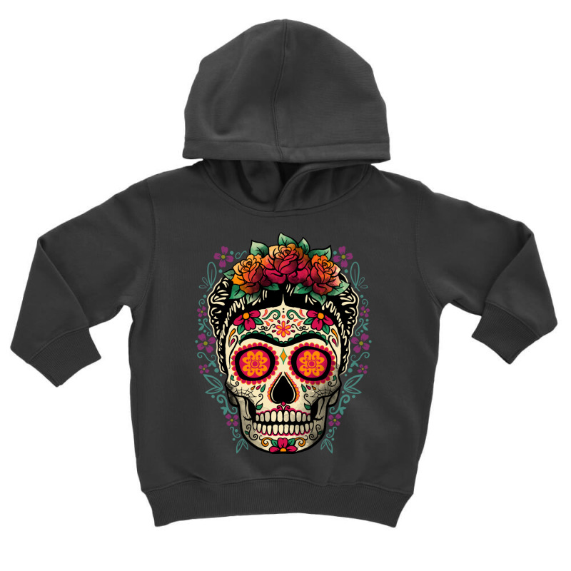 Frida Calavera Toddler Hoodie by TaylorMargaretMiscoe | Artistshot