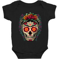 Frida Calavera Baby Bodysuit | Artistshot