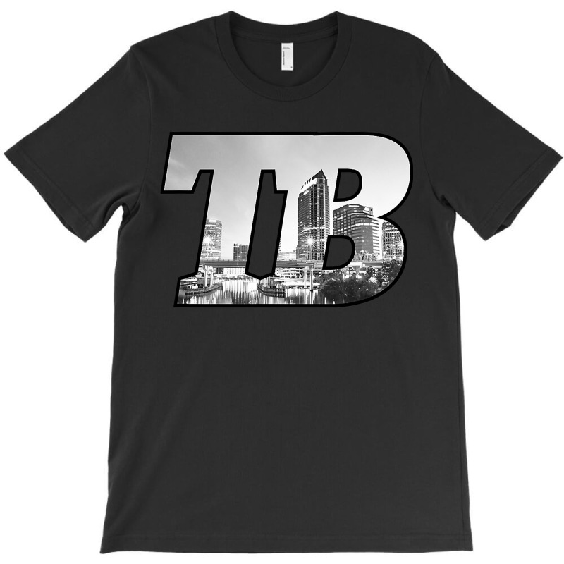 Tb Tampa Bay City Skyline Of Tampa Bay, Florida T-Shirt by cm-arts | Artistshot