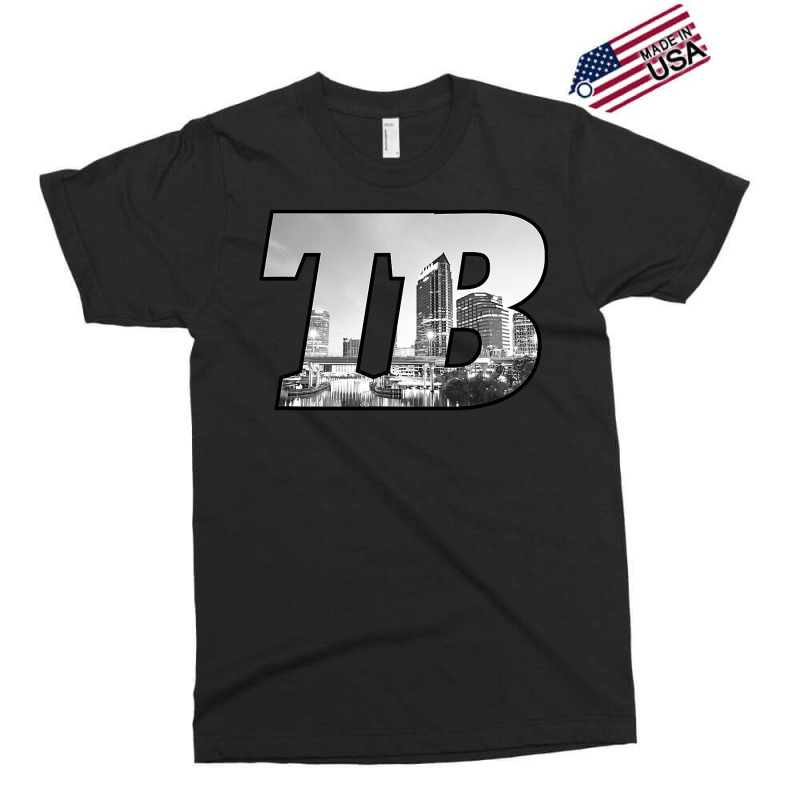 Tb Tampa Bay City Skyline Of Tampa Bay, Florida Exclusive T-shirt by cm-arts | Artistshot