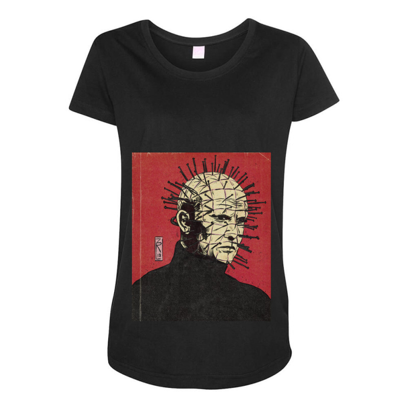 Love Funny Man Halloween Hellraiser The Movies Cute Gifts Maternity Scoop Neck T-shirt by Artists-Zoe | Artistshot