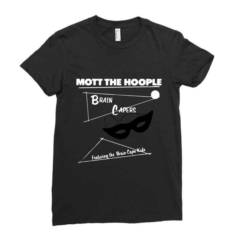 Mott The Hoople Brain Capers Fitted Jersey Tee Ladies Fitted T-Shirt by cm-arts | Artistshot