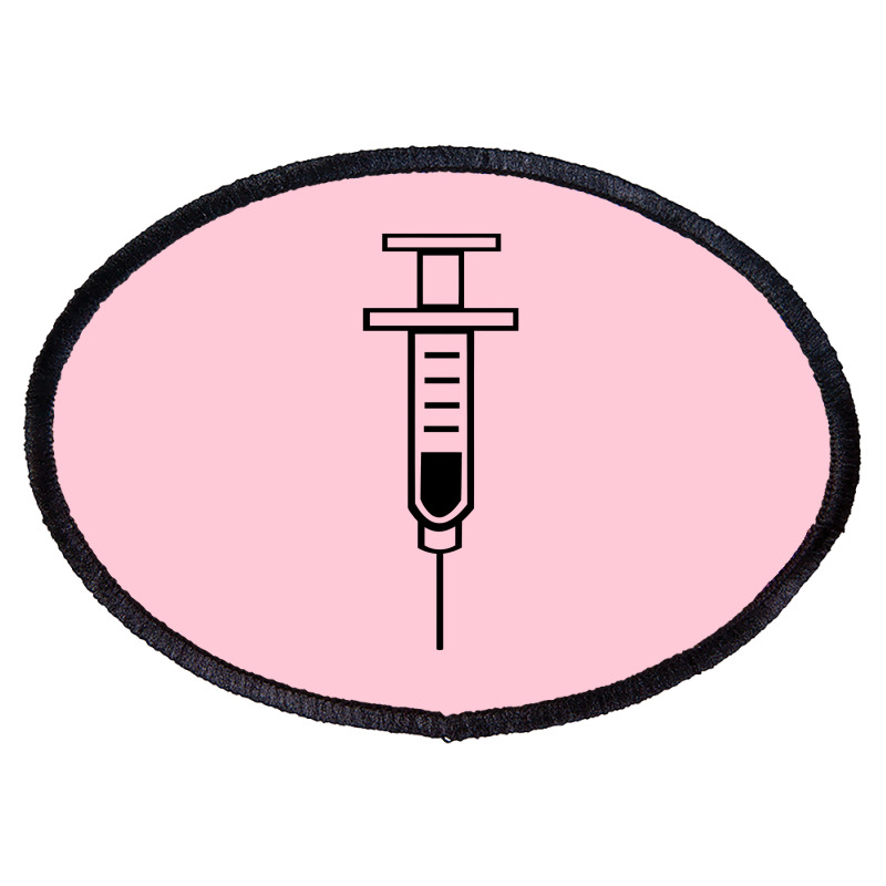 Medical Syringe   Health Care Nurse Oval Patch | Artistshot