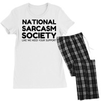 National Sarcasm Women's Pajamas Set | Artistshot