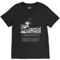 Harajuku, Big Wave In Front, Kanagawa, Harajuku Big Wave In Front, Har V-neck Tee | Artistshot