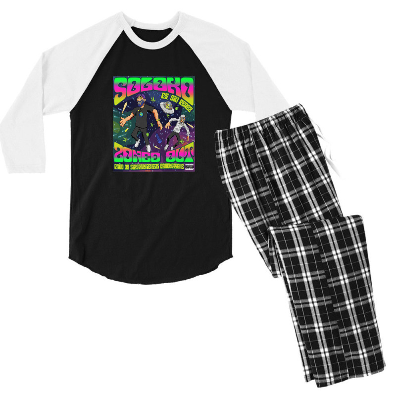 Zoned Out Men's 3/4 Sleeve Pajama Set by SchurGershom | Artistshot